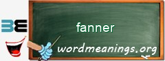 WordMeaning blackboard for fanner